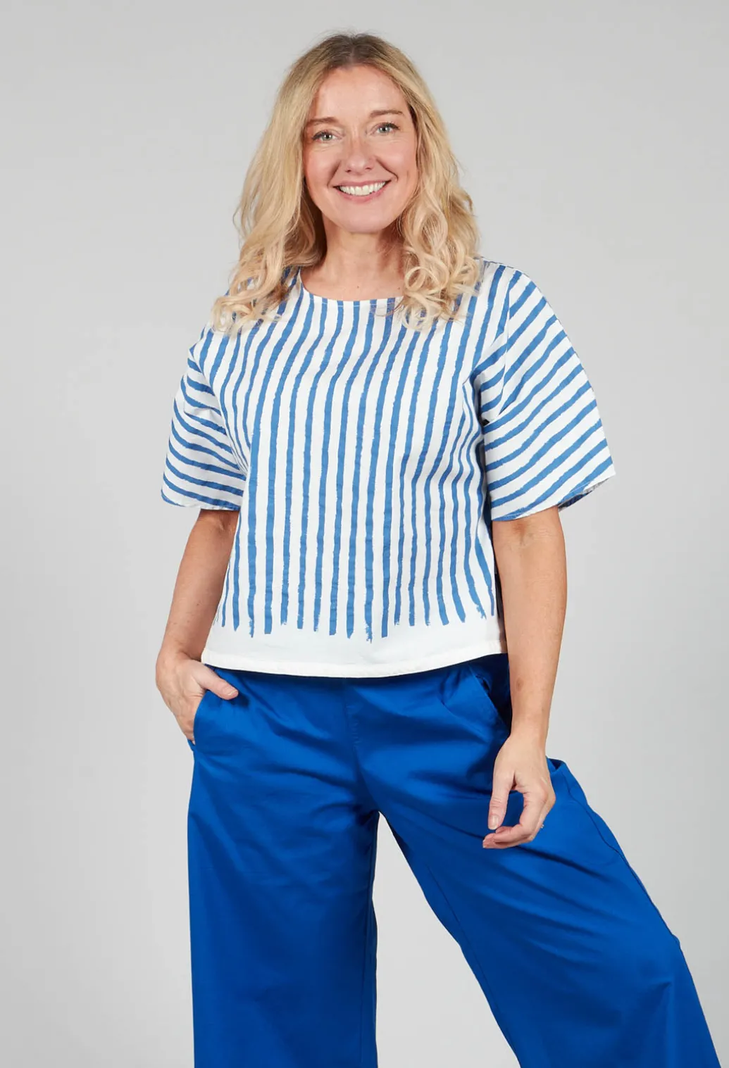 Abigi Top in Saphir