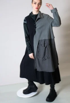 A-Line Jacket with Feature Pockets in Rock