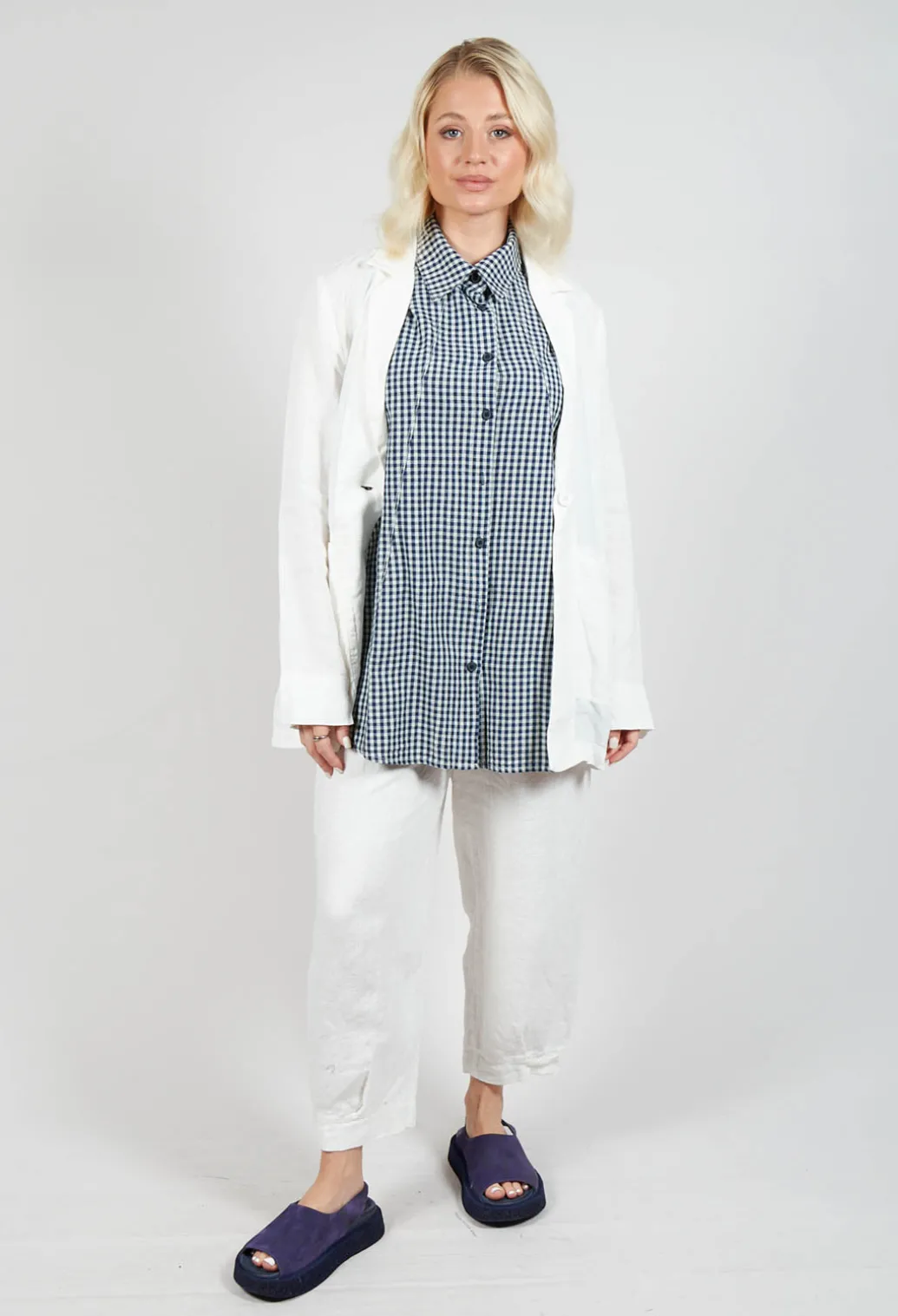 Ambato Blazer in Off White