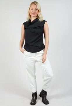 Amethist Top in Nero