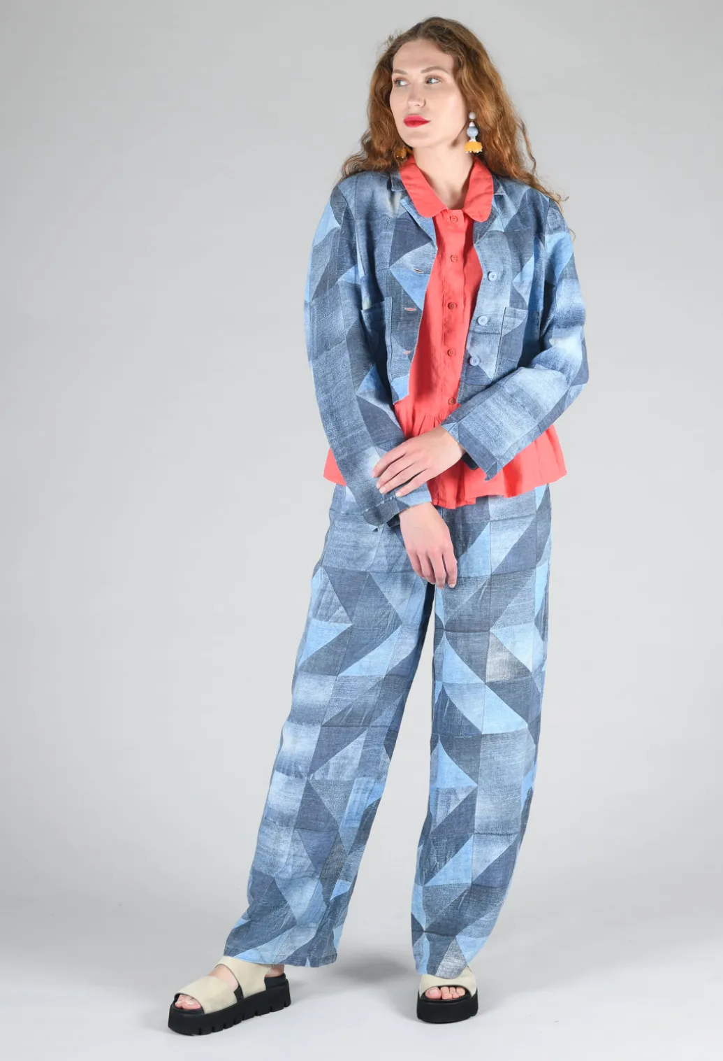 Amoni Trousers in Denim