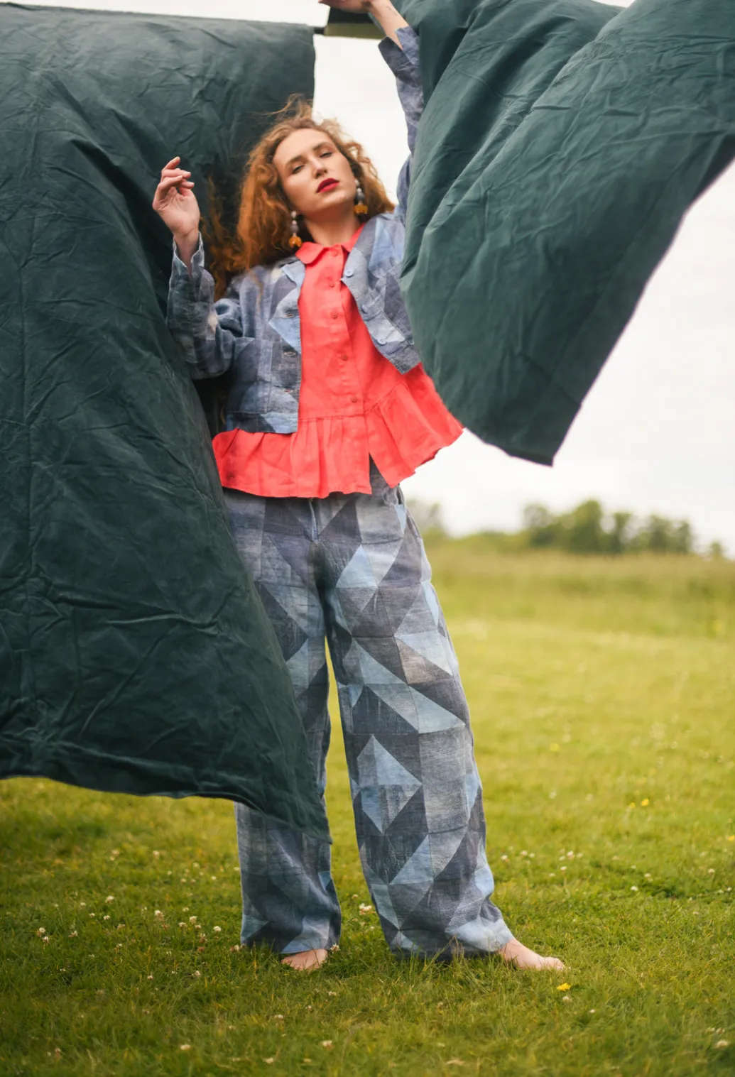 Amoni Trousers in Denim