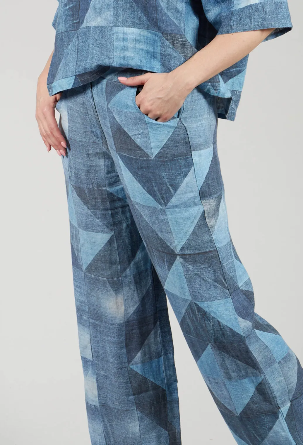 Amoni Trousers in Denim
