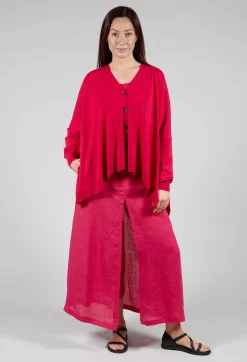 Anais T-Shirt Vest in Raspberry