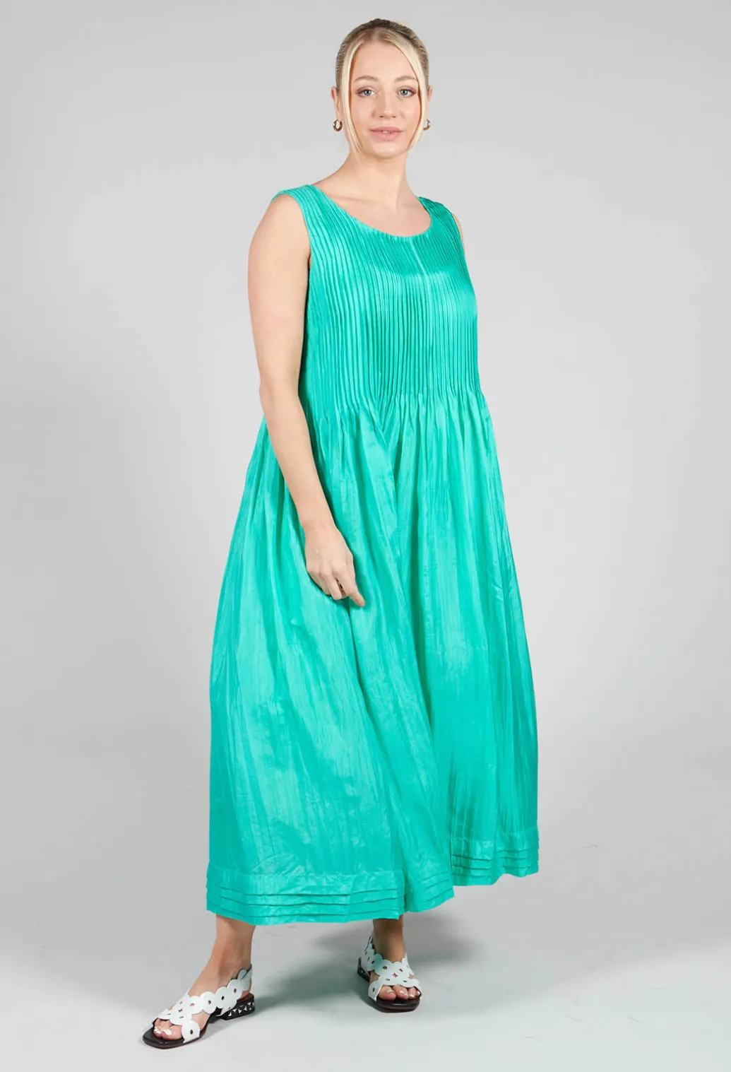 Angela Dress in Acqua