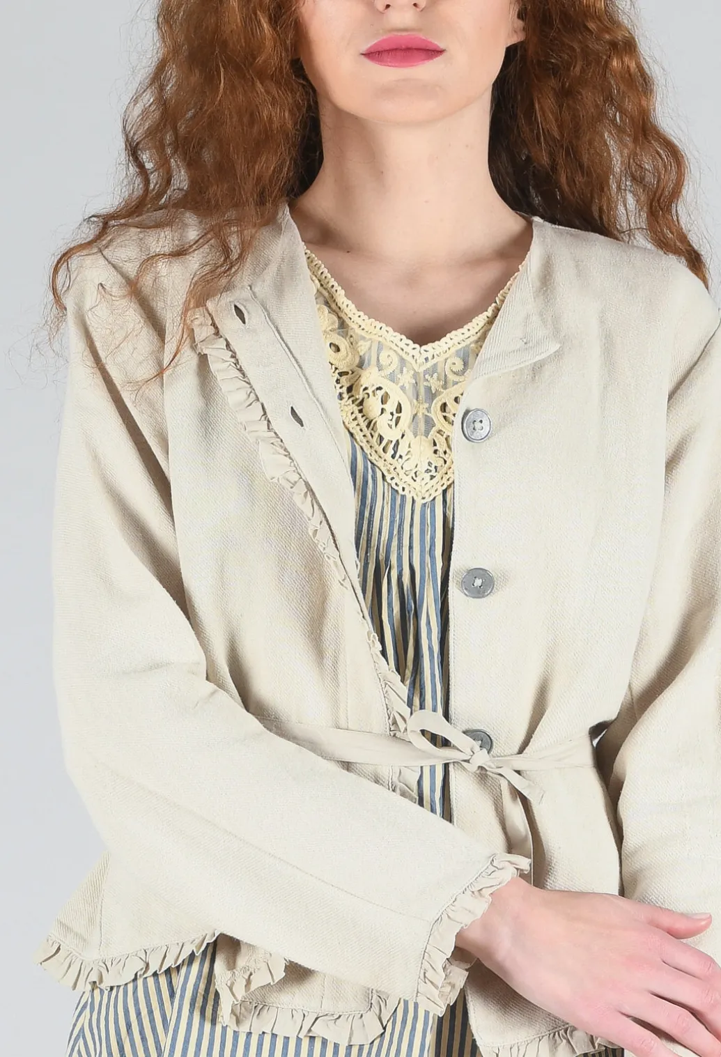 Annelie Jacket in Bone White
