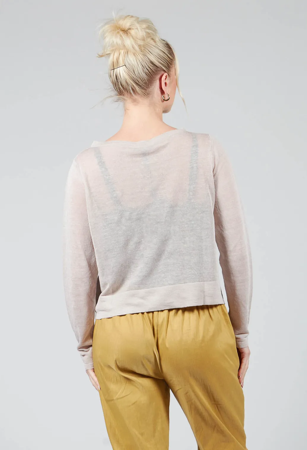 Art Deco Jumper in Mastic