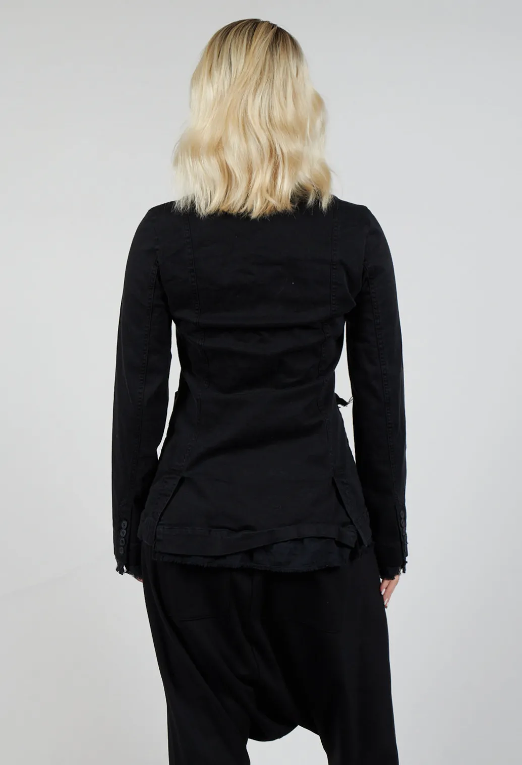 Asymmetric Jacket in Black