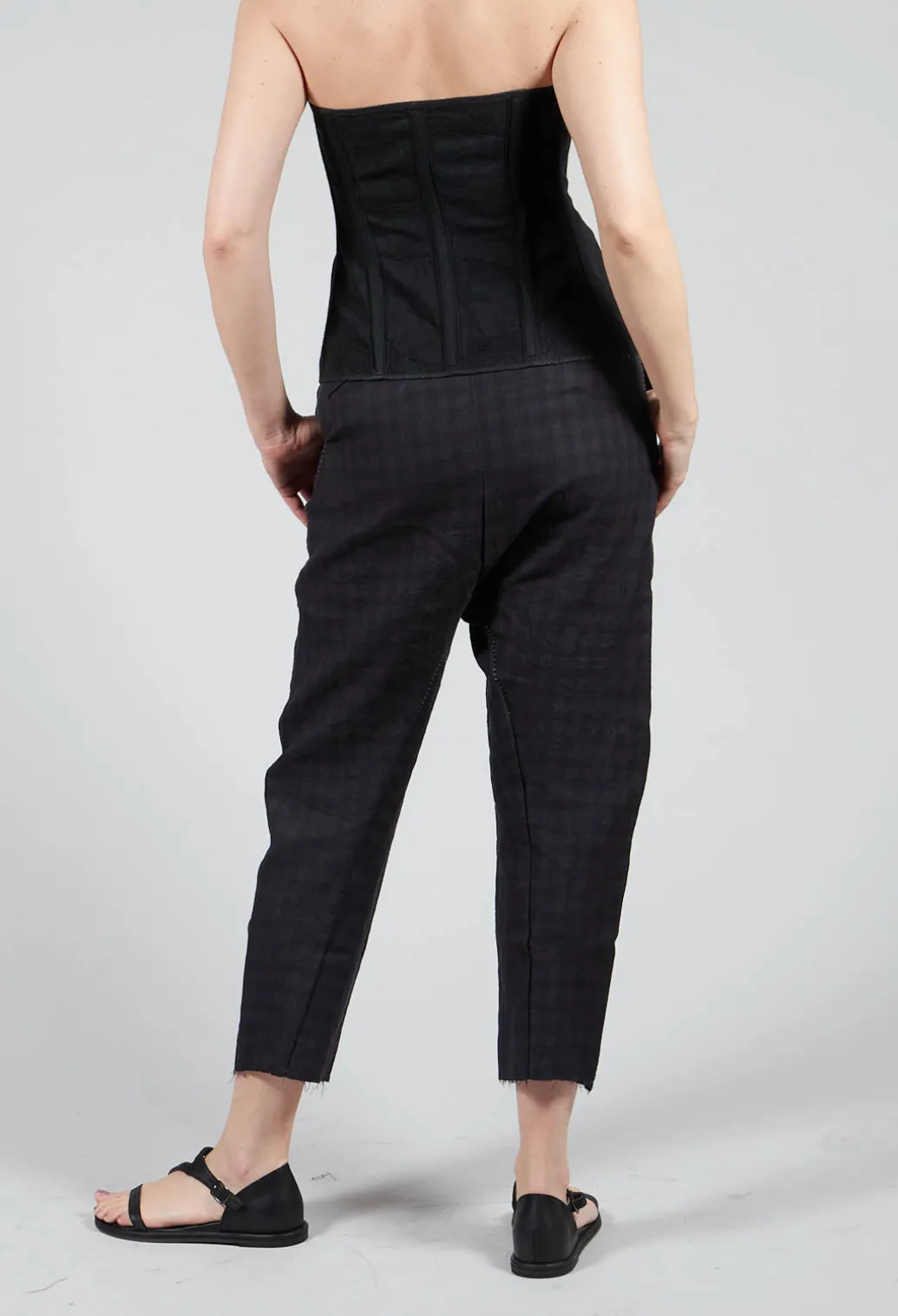Baggy Trousers in Coal