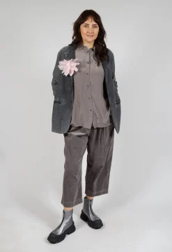 Balloon Leg Trousers in Iron
