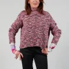 Begonia Tricot Knitted Jumper in Multicolour