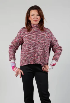 Begonia Tricot Knitted Jumper in Multicolour