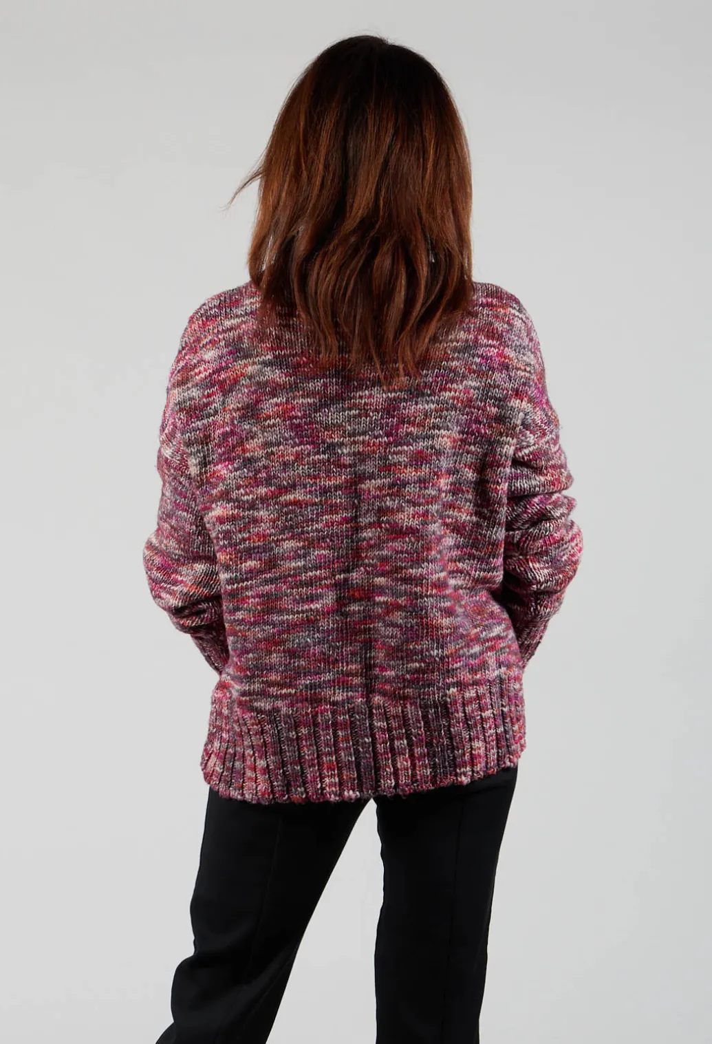 Begonia Tricot Knitted Jumper in Multicolour