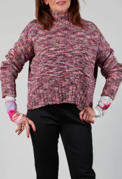 Begonia Tricot Knitted Jumper in Multicolour