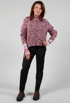 Begonia Tricot Knitted Jumper in Multicolour