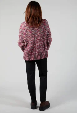 Begonia Tricot Knitted Jumper in Multicolour