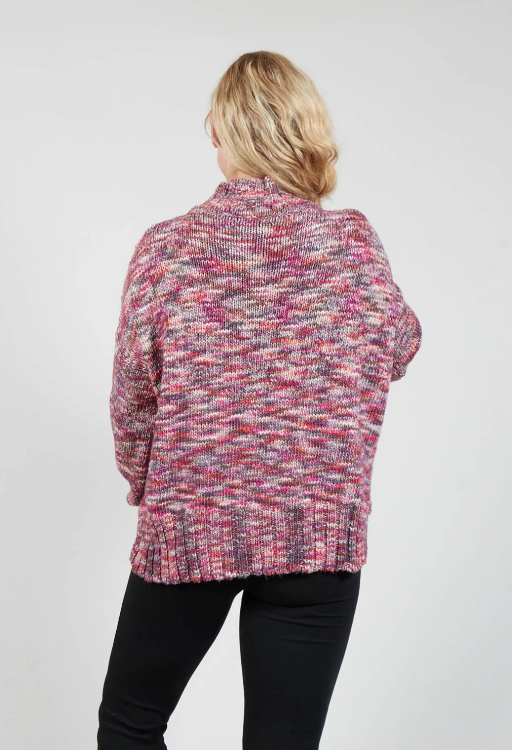 Begonia Tricot Knitted Jumper in Multicolour