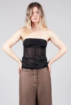 Berchet Jersey Strapless in Black