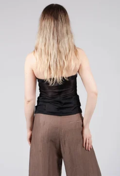 Berchet Jersey Strapless in Black