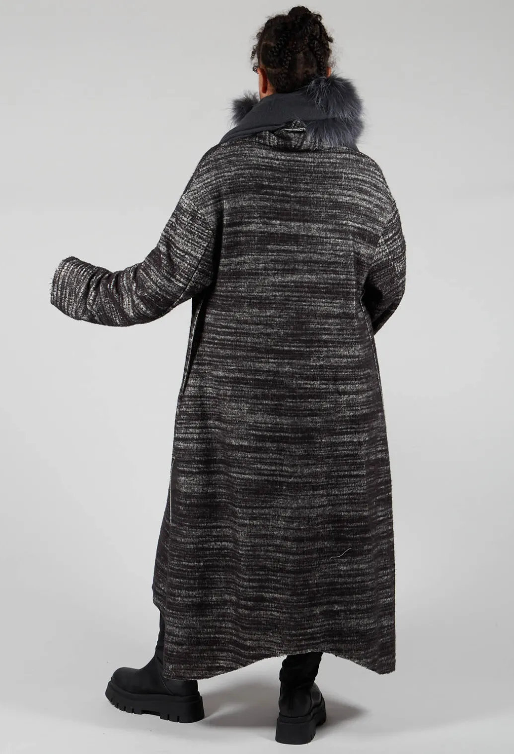 Bloom Coat in Black and White