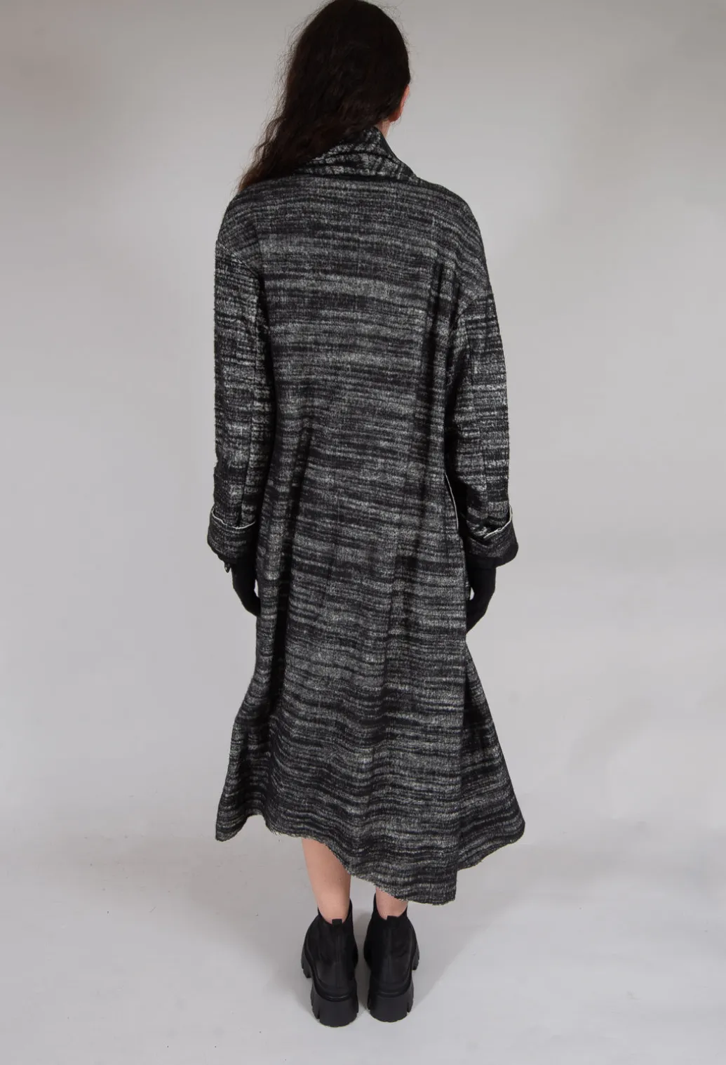 Bloom Coat in Black and White