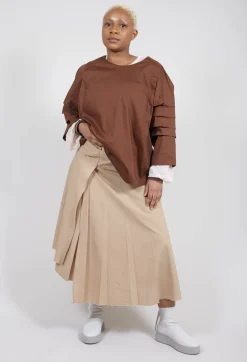 Blouse in Cioccolato