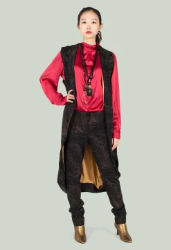 Blouse in Cremisi