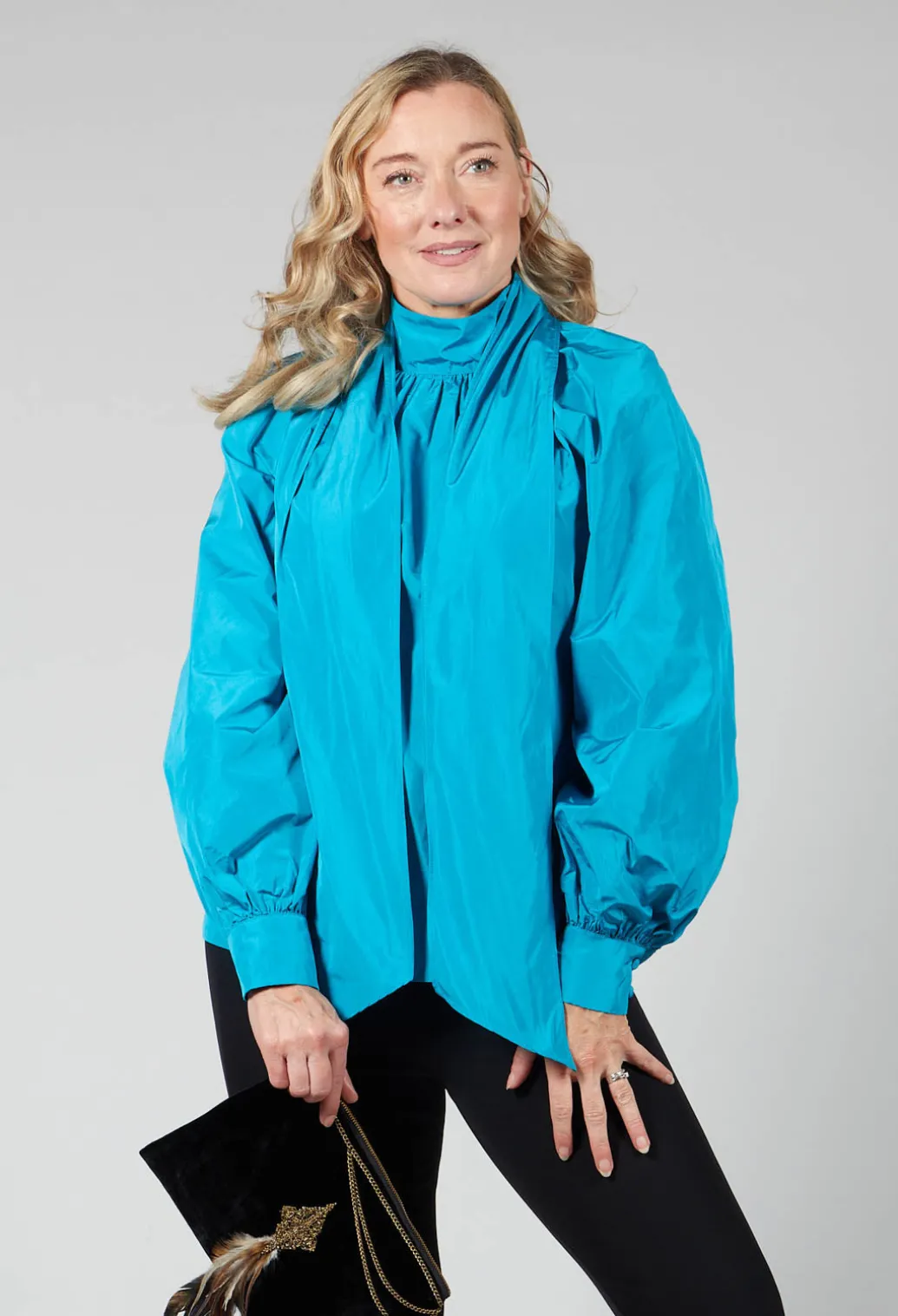 Blouse in Turchese