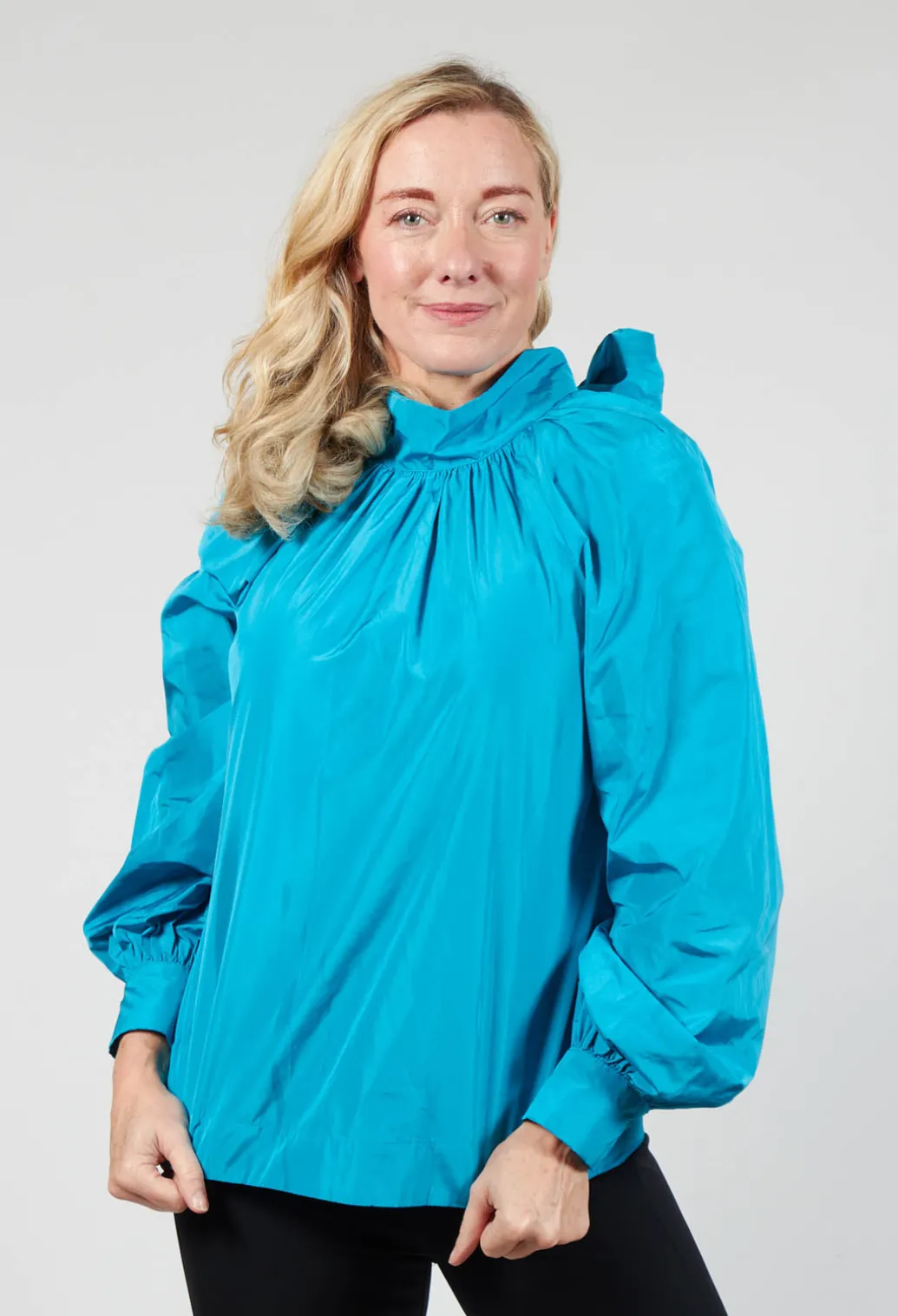 Blouse in Turchese