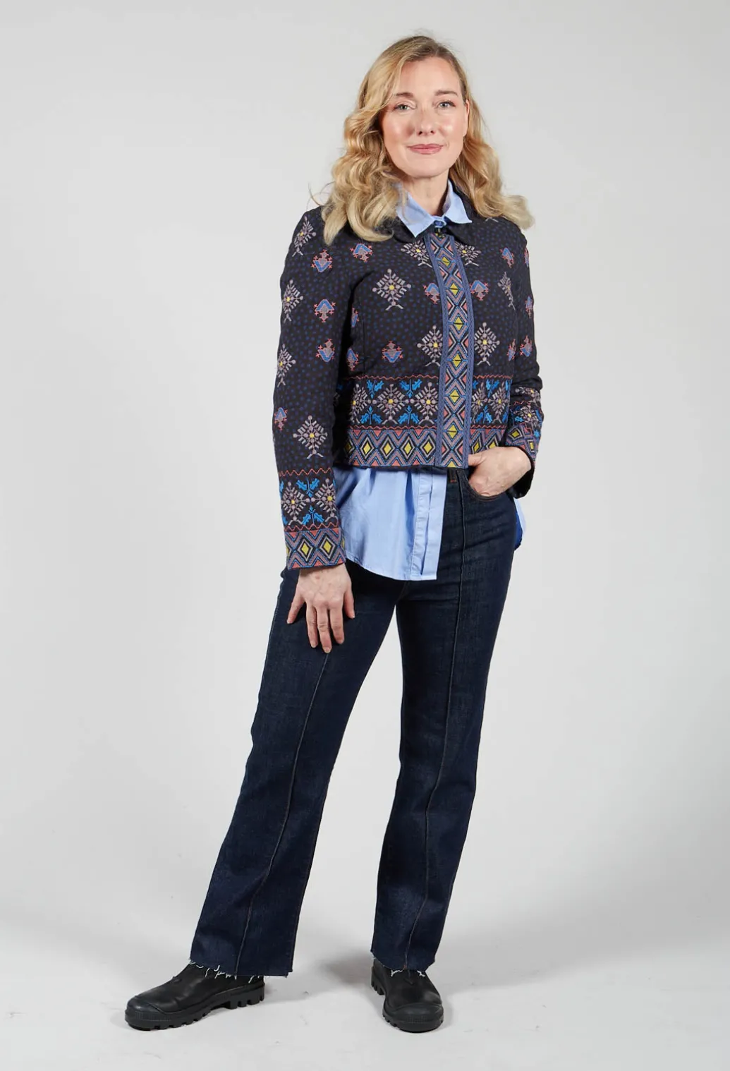 Boboni Blouse in Sky Blue