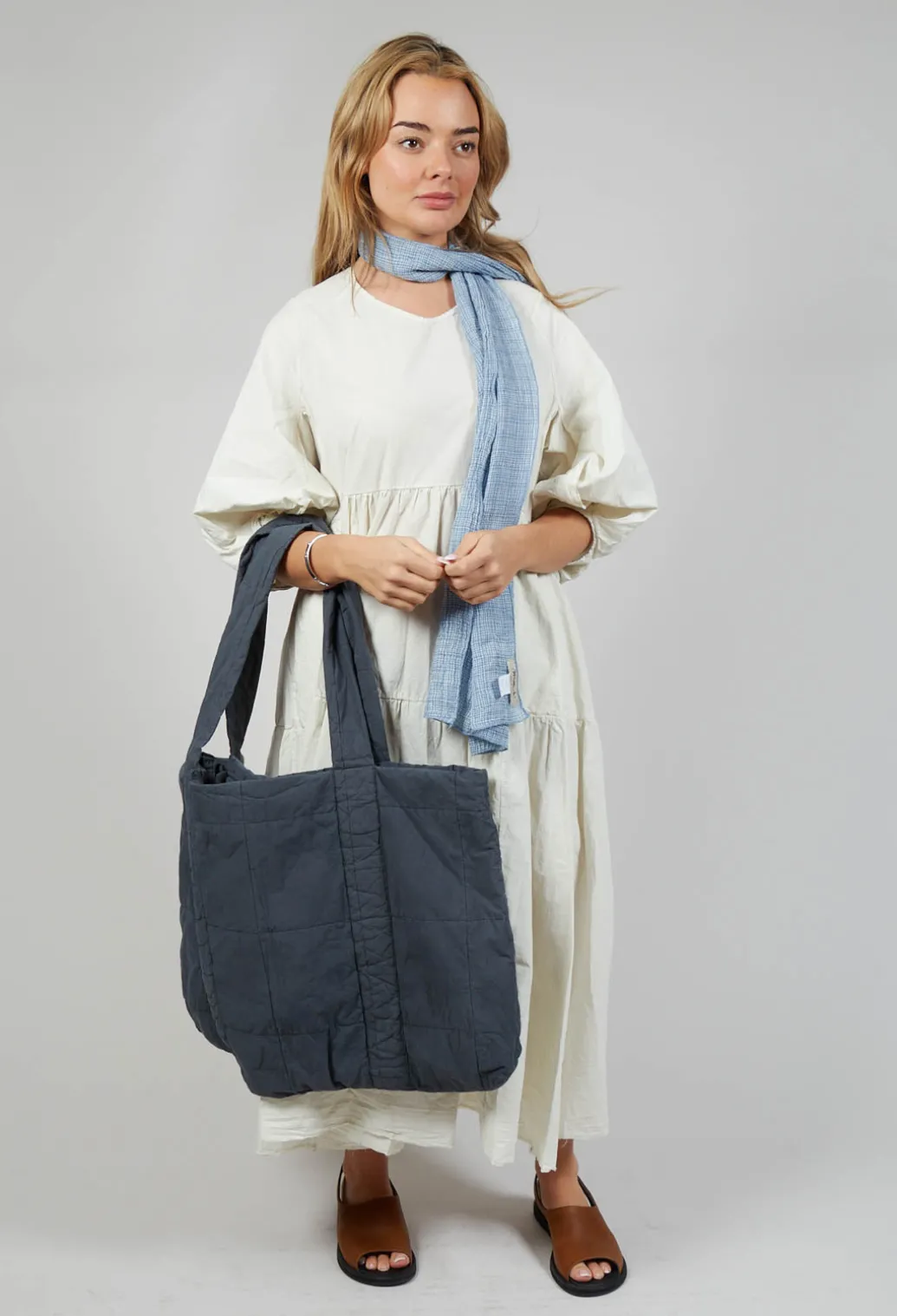Bohemian Dress in Chalk