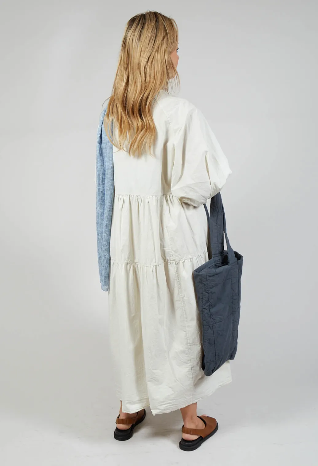 Bohemian Dress in Chalk
