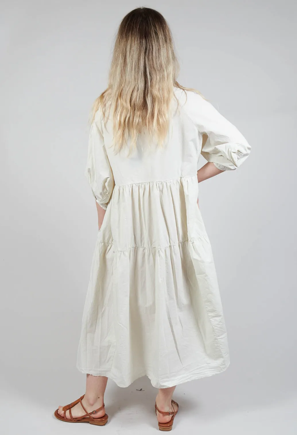 Bohemian Dress in Chalk