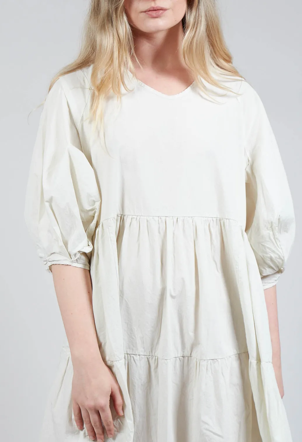Bohemian Dress in Chalk