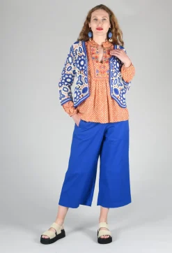 Bohemian Style Blouse in Orange