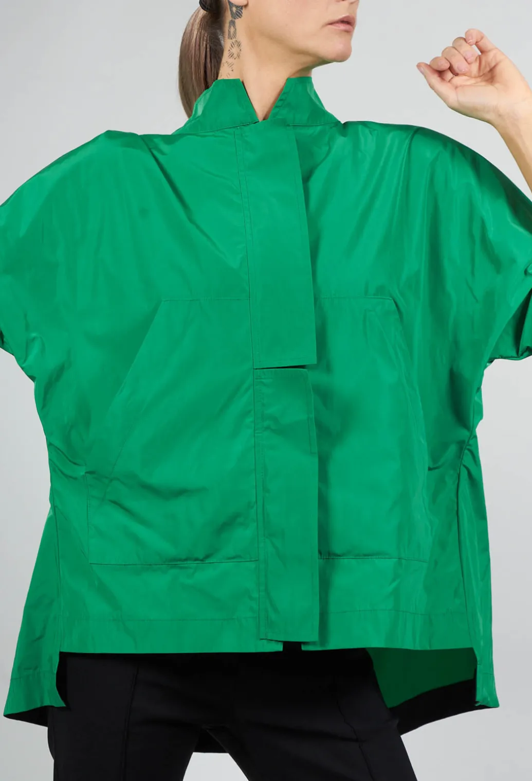 Bolo Jacket in Bright Green