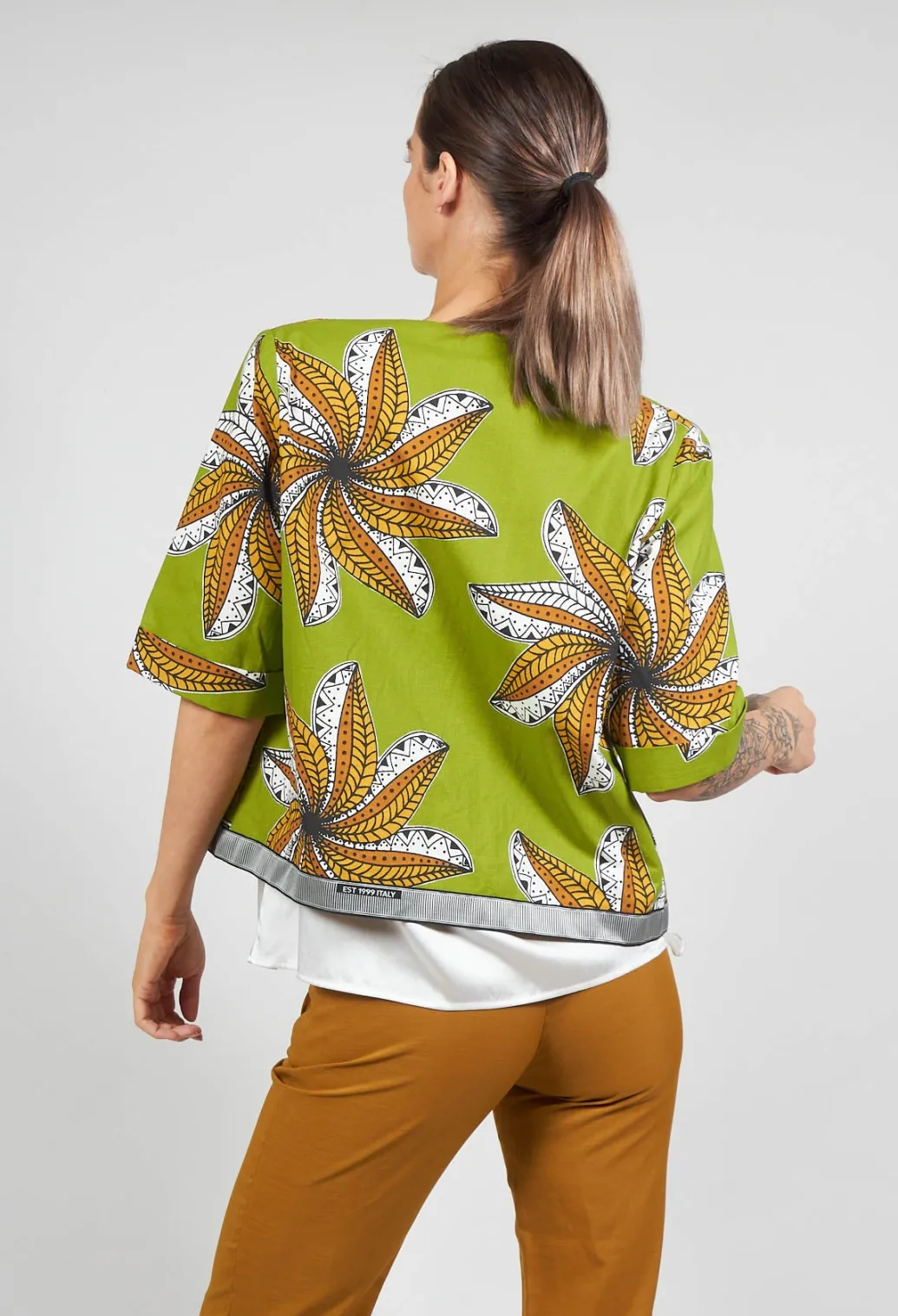 Boxy Jacket in Forest
