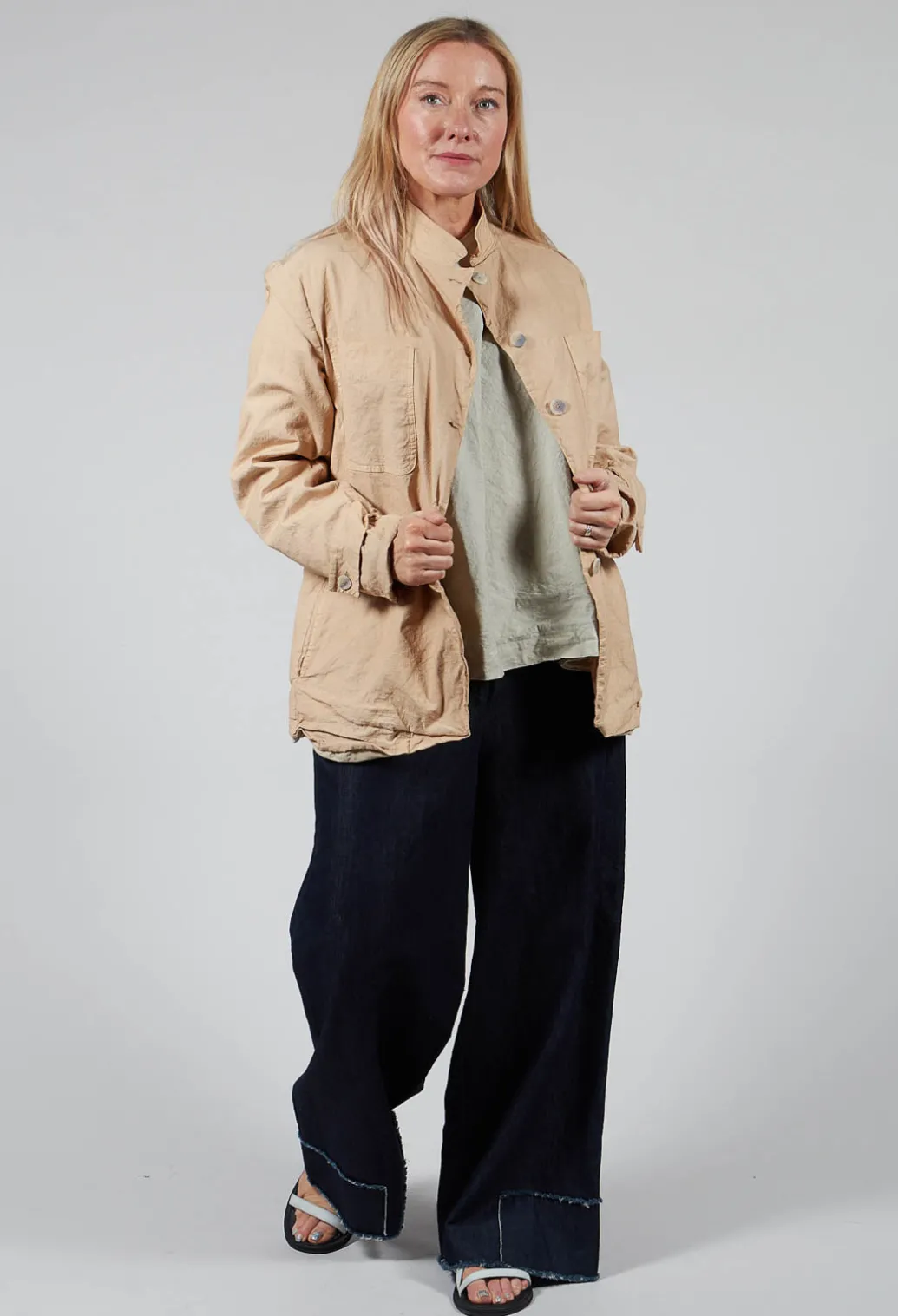 Boxy Jacket in Juta