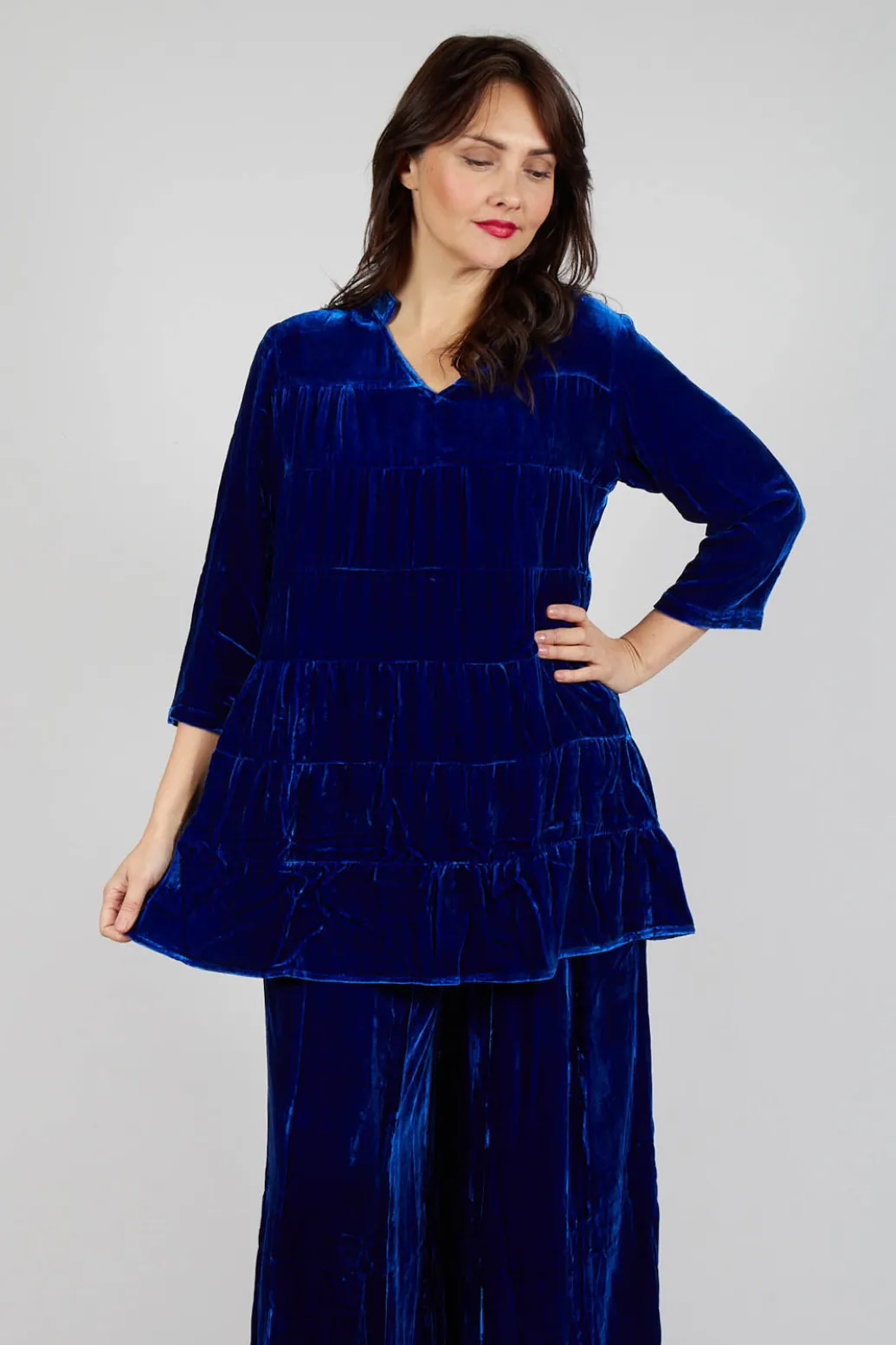 Brittania Shirt in Cobalt Blue