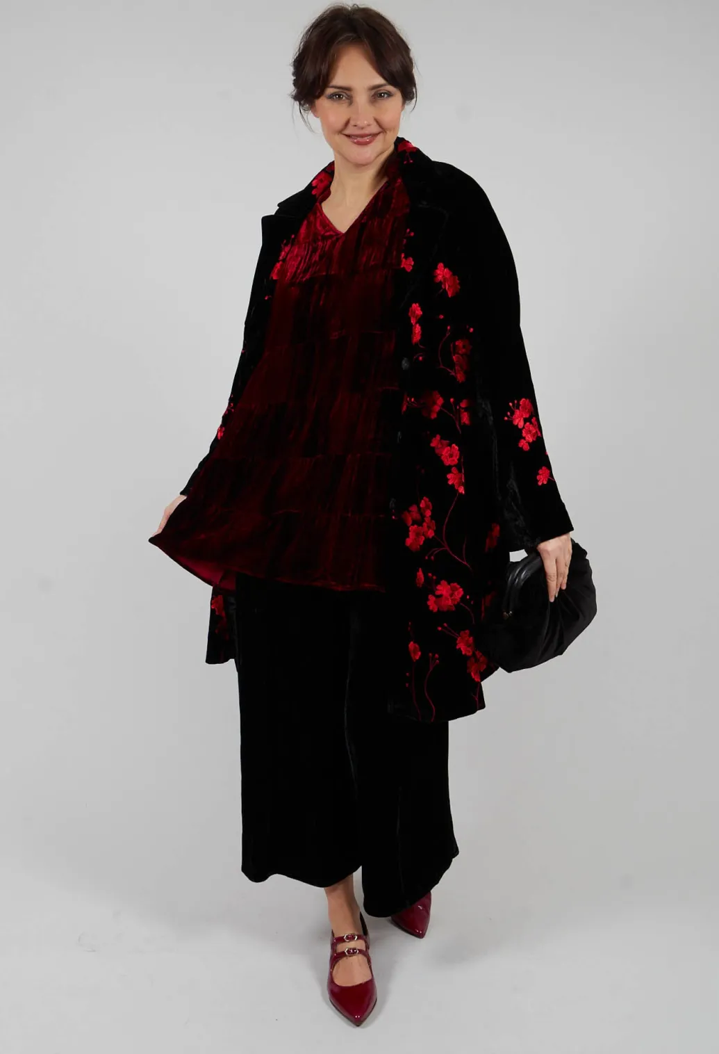 Brittania Shirt in Tie Dye Red