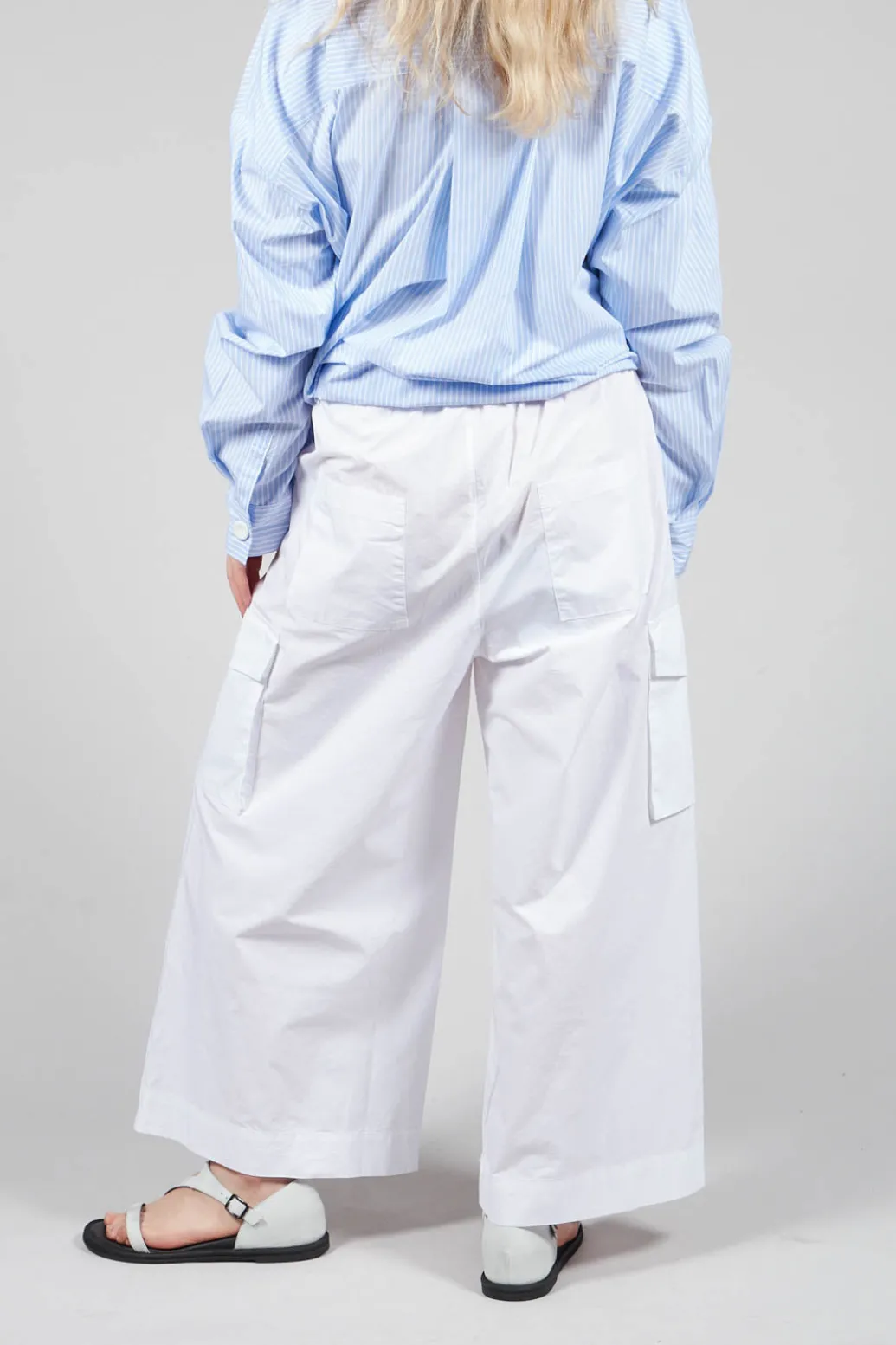 Cargo Trousers in Bianco