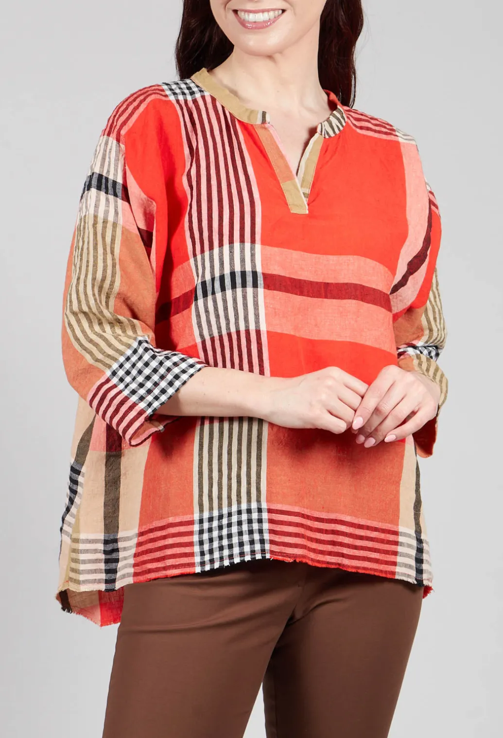 Carlita Shirt in Red
