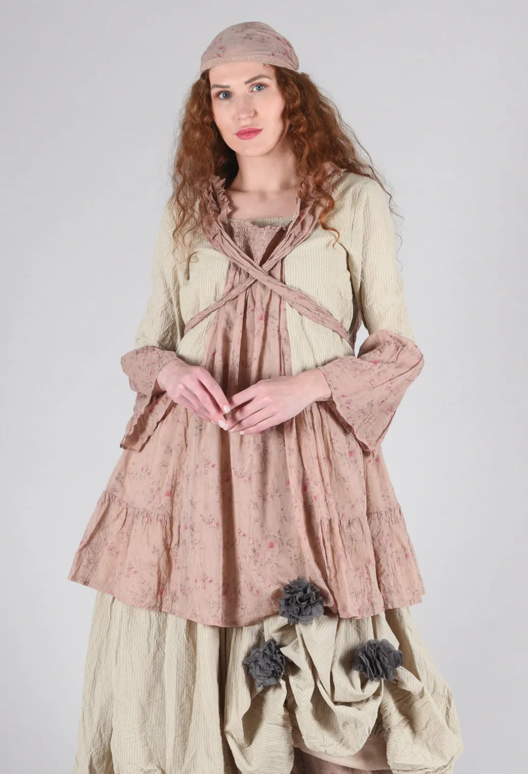 Cassis Blouse in Liberty Pink Print