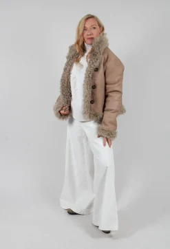 Chunky Cable Knit Jumper in Pearl