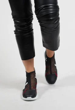 Chunky Slip On Trainers in Bianco / Sabbia / Melograno / Nero