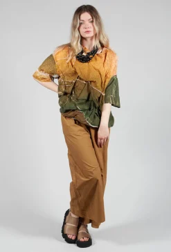 Ciudad Top in Avocado Green Banner