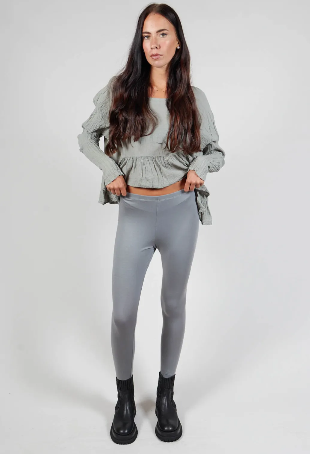 Clan Leggings in Helmut Blue