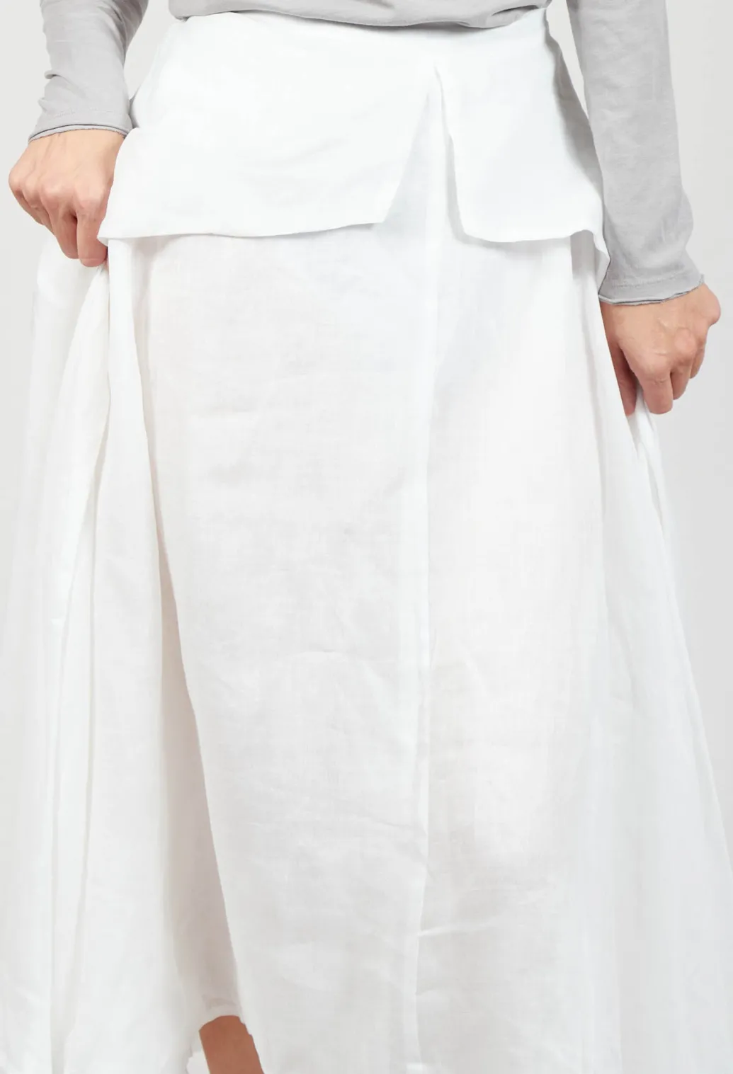 Confiante Full Maxi Skirt in Naturel