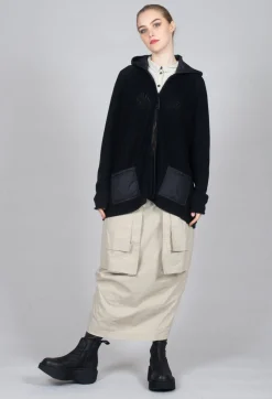 Contrast Hem Shirt in Eraser
