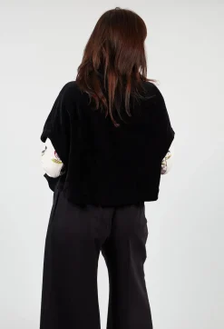 Corduroy Style Jacket in Black
